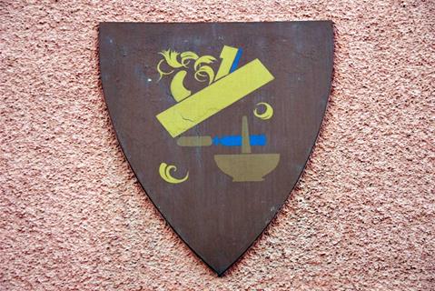 Black shield jigsaw puzzle